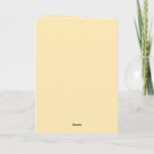Carte Fée de Pâques Lapin Blanc Papillons (Dos)