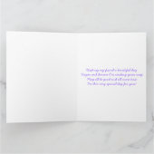 Carte Fée des papillons et anniversaire du centaur (Intérieur)