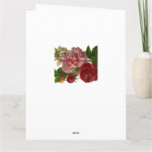 Carte Fée des papillons et anniversaire du centaur (Dos)