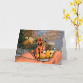 Carte Fée d'Halloween (Fleur jaune)