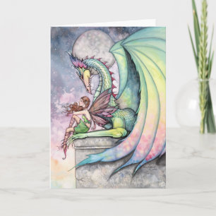 Carte Fée Dragon par Molly Harrison