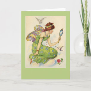 Carte Fée et son miroir