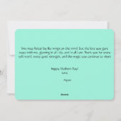 Carte Fée Fée personnalisée (Dos)