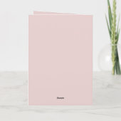 Carte Fée Hérisson aux Fleurs Anniversaire (Dos)