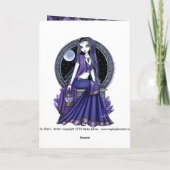 Carte Fée "Kami" Purple Moon Sari (Dos)