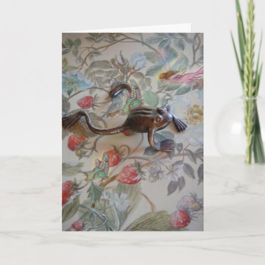 Carte Fée magique et Froggy Birthday (Devant)