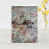 Carte Fée magique et Froggy Birthday (Fleur jaune)