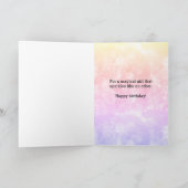 Carte Fée Magique Fille Rose Anniversaire (Intérieur)