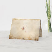 Carte Fée magique Jaune et Or Joyeux anniversaire (Dos)