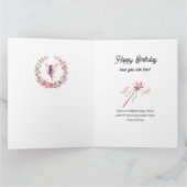 Carte Fée numéro deux pour le 2ème anniversaire (Intérieur)