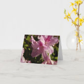 Carte Fée rose Azalia (Fleur jaune)