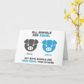 Carte Feed Pig, Acorn  (Fleur jaune)