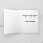 Carte "Feedback Overload" Funny Cartoon Birthday Card  (Intérieur)