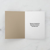 Carte Feel Better Tired Giraffe (Intérieur)