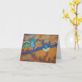 Carte Feelin Batty - battes (Fleur jaune)