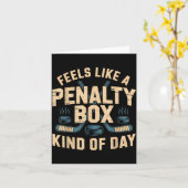 Carte Feels Like A Penalty Box Kind Of Day  (Fleur jaune)