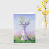 CARTE FÉERIES BAIN À BULLE PAR SHARON SHARPE (Fleur jaune)