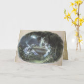 Carte Féeries Danser au clair de lune (Fleur jaune)