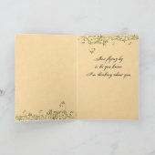 Carte Féeries vintages par l'étang (Intérieur)