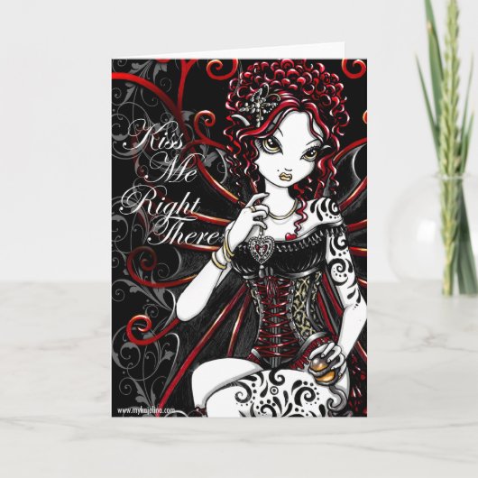 Carte féerique de jour de Valentines de Sasha (Devant)