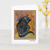 Carte féerique sauvage (Fleur jaune)