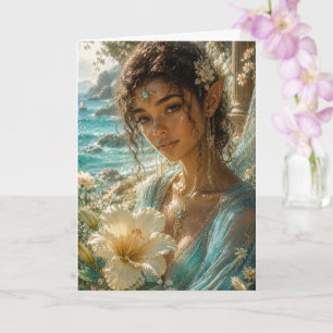 Carte Fées de la Floraison Tropicale : Enchanteresse de