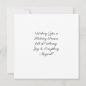 Carte Fées magiques et elfes Arbre de Noël (Dos)