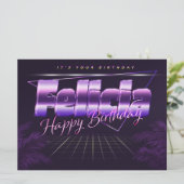 Carte Felicia Nom Prénom (Debout devant)