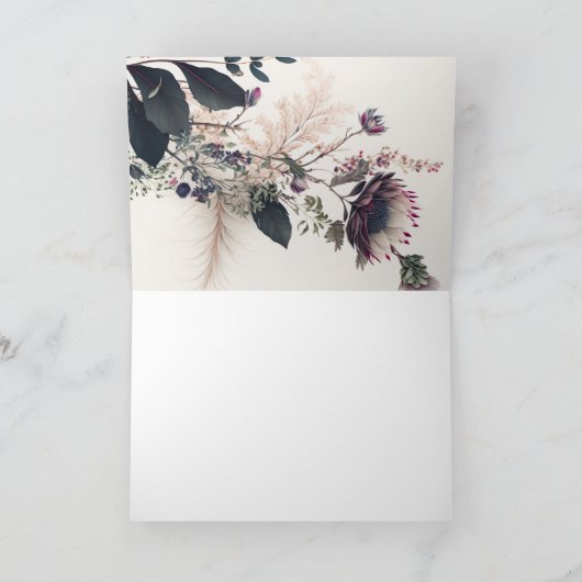 Carte Félicitation  (Intérieur)