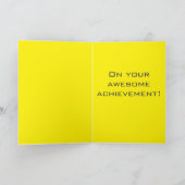 Carte Félicitation ! (Intérieur)