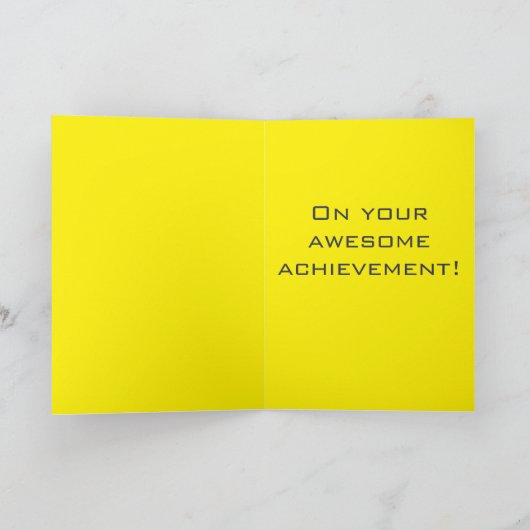 Carte Félicitation ! (Intérieur)