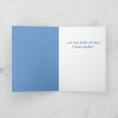 Carte Félicitation-Avenir Golfeur-Bleu (Intérieur)