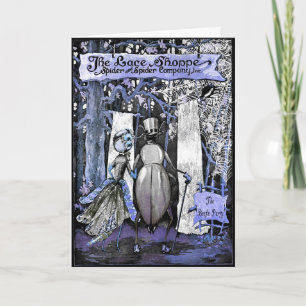 CARTE FÉLICITATION ! ÉFFRAYANT BRIDE & GROOM SALUT
