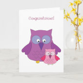 Carte Félicitation ! Fille 5x7 (Fleur jaune)