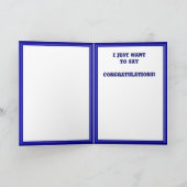 Carte Félicitation ! Nightmare dans le nouveau travail (Intérieur)