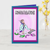 Carte Félicitation ! Nightmare dans le nouveau travail (Fleur jaune)