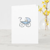 Carte Félicitation ! Nouveau bébé (Fleur jaune)