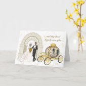 Carte Félicitation pour le mariage (Fleur jaune)