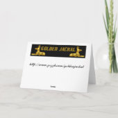 Carte Félicitation pour le mariage. Félicitations de mar (Dos)