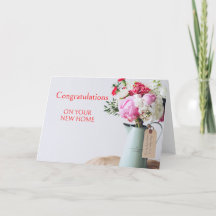 Félicitation pour une nouvelle maison