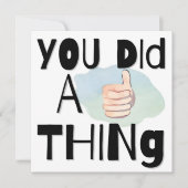 Carte Félicitations (Devant)