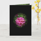 Carte Félicitations (Fleur jaune)