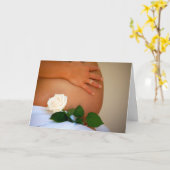 Carte Félicitations (Fleur jaune)