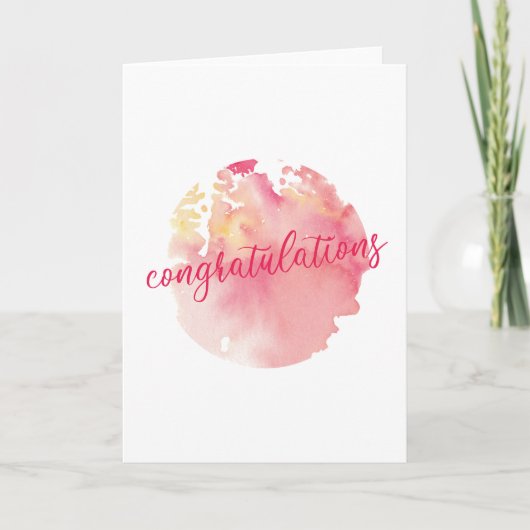 Carte Félicitations (Devant)