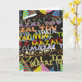 Carte Félicitations (Fleur jaune)