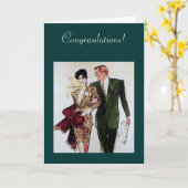 Carte Félicitations (Fleur jaune)