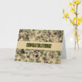 Carte Félicitations ! (Fleur jaune)