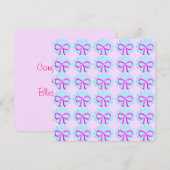 Carte Félicitations (Devant / Derrière)