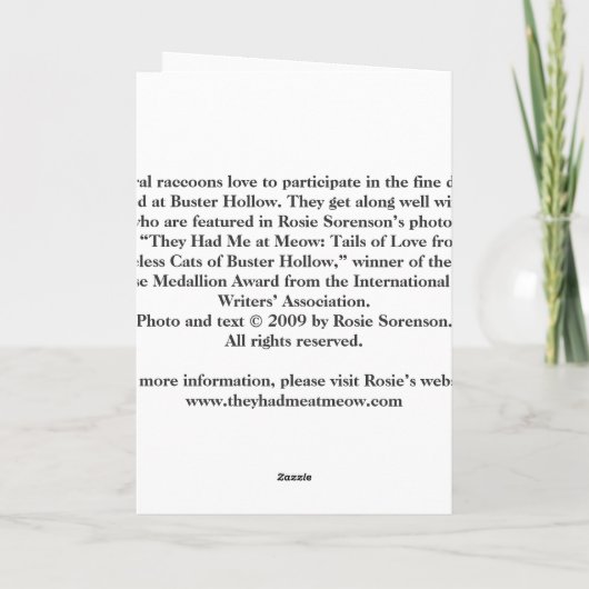 Carte Félicitations (Dos)