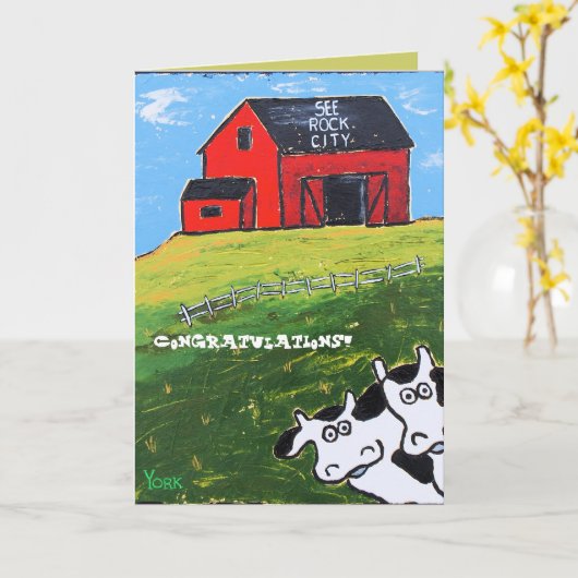 Carte Félicitations (Fleur jaune)